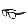 Alexander McQueen AM0531O 001 BLACK DEMO LENS szemüveg