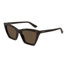 Alexander McQueen AM0536S 002 HAVANA BROWN napszemüveg