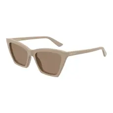 Alexander McQueen AM0536S 003 BEIGE BROWN napszemüveg