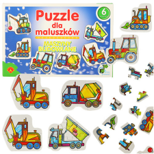 ALEXANDER Puzzle kisgyermekeknek - építőipari gépek 2+ puzzle, kirakós