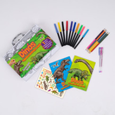 Alexandra Kiadó Dinós foglalkoztatókönyvecskék - Kiszínezhető bőrönd gyermek- és ifjúsági könyv