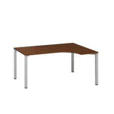 Alfa Office Alfa 200 ergo irodai asztal, 180 x 120 x 74,2 cm, jobbos kivitel, dió mintázat, RAL9022% íróasztal