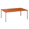 Alfa Office Alfa 420 konferenciaasztal szürke lábazattal, 200 x 120 x 74,2 cm, cseresznye mintázat%