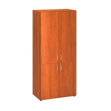 Alfa Office Alfa 500 magas, széles szekrény, 178 x 80 x 47 cm, ajtóval, cseresznye mintázat% bútor