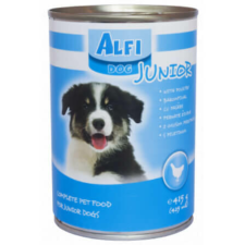  ALFI DOG KONZERV 415G JUNIOR kutyaeledel