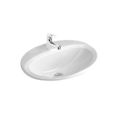 Alföldi 6006 R1 (easyplus) középen fúrt 53x44cm-es beépíthető mosdó szaniter