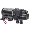 Aligvárom Membrán szivattyú 12V 55W 4,8 bar 300 l/h nagynyomású pumpa 300 liter/óra permetezőgép szivattyú, permetező keringető szivatyú