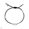 ALISIA ezüst Basic Circle Wire karkötő - AL4238-Oro-Nero