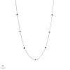ALISIA ezüst Crystal Bead nyaklánc - AL880-Argento-Gri