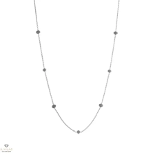 ALISIA ezüst Crystal Bead nyaklánc - AL880-Argento-Gri nyaklánc