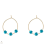 ALISIA Madison Simple fülbevaló - AL2537-Oro-Apatite