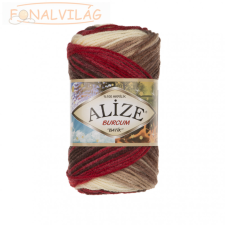 Alize BURCUM BATIK -Barna, krém, vörös, piros - 4574 rövidáru