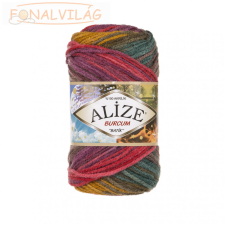  Alize BURCUM BATIK - Mustár-zöld-lila melír - 3368 rövidáru