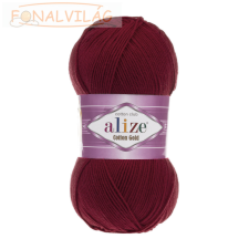 Alize COTTON GOLD - Cseresznye piros - 390 rövidáru