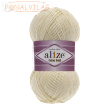 Alize COTTON GOLD - Krém - 001 rövidáru