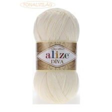 Alize DÍVA - Világos krém - 062 rövidáru