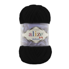 Alize Velluto - Fekete - 060 rövidáru