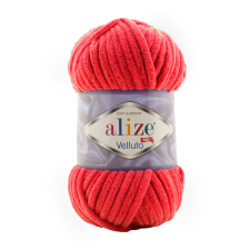 Alize Velluto - Piros - 056 rövidáru