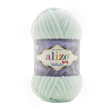 Alize Velluto - Világos menta - 015 rövidáru