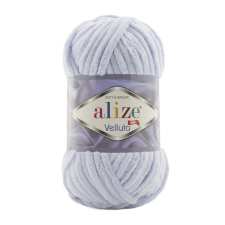 Alize Velluto - Világos szürke - 416 rövidáru