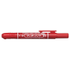  Alkoholos marker, 1,3 mm, nyomógombos, ZEBRA "Mckie Retractable", piros