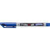  Alkoholos marker, 1 mm, kúpos, STABILO "Write-4-all", kék