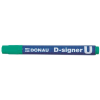  Alkoholos marker, 2-4 mm, kúpos, DONAU "D-signer U", zöld