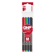 Alkoholos marker ICO OHP M 4db-os készlet filctoll, marker