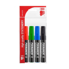  Alkoholos marker ICO Permanent 11 4db-os készlet filctoll, marker