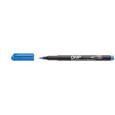 Alkoholos marker, OHP, 1-1,5 mm, M, ICO, kék filctoll, marker