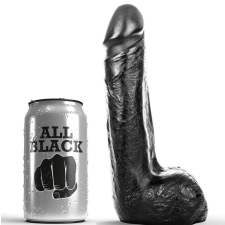 All Black ALL BLACK - PUHA FEKETE REALISZTIKUS VIBRÁTOR 20 CM vibrátorok