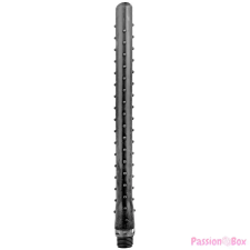 All Black - RIDGED SHOWER ANAL SILICONE 27 CM anál