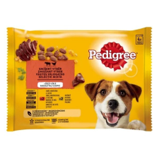  Állateledel alutasakos PEDIGREE Adult kutyáknak 4-pack marha-baromfi válogatás 4x100g kutyaeledel