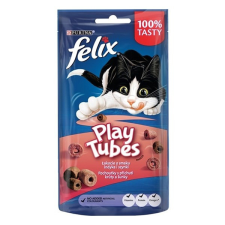 Állateledel jutalomfalat FELIX Play Tubes macskáknak pulyka-sonka 50g jutalomfalat macskáknak