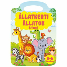 Állatkerti állatok kifestő gyermek- és ifjúsági könyv