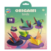 Állatos Birds origami papír 18 db-os