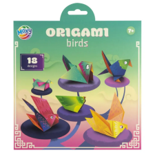 Állatos Birds origami papír 18 db-os kreatív és készségfejlesztő
