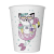 Állatos Cat Vibes papír pohár 8 db-os 250 ml