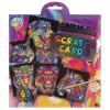 Állatos Colorful scratch képkarcoló készlet