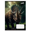  Állatos COOL BY VICTORIA Dinó Triceratops 3. osztályos vonalas füzet (A5/14-32)