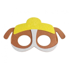 Állatos Dog Brigade Constructor, Kutyás filc maszk 18 cm party kellék