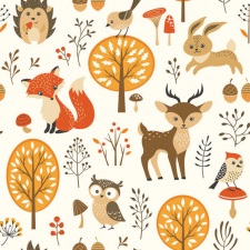 Állatos Forest Friends szalvéta 20 db-os 33x33 cm papírárú, csomagoló és tárolóeszköz