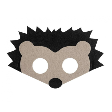 Állatos Hedgehog, Sün filc maszk 17,5 cm party kellék