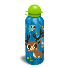  Állatos Into the Forest Blue alumínium kulacs ivókupakkal 500 ml kulacs, kulacstartó
