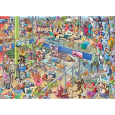 Állatos tornaterem puzzle 1000 darabbal puzzle, kirakós