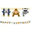  Állatos Zoo Happy Birthday felirat FSC 2 m