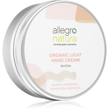 Allegro Natura Organic könnyű hidratáló krém kézre 60 ml kézápolás
