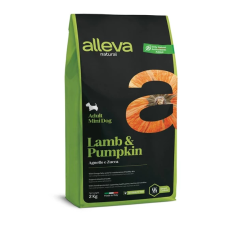  Alleva Natural Mini Felnőtt Kutyáknak Bárány &amp; Sütőtök 2 kg, gluténmentes kutyaeledel