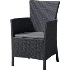 Allibert Iowa/Montana Polyrattan Kerti Fotel – Grafit kerti bútor