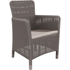 Allibert TRENTON DINING polyrattan kerti szék - cappuccino kerti bútor